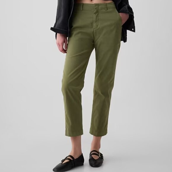 Gap Downtown Khaki - Olive Size Medium Petite - Picture 1 of 3